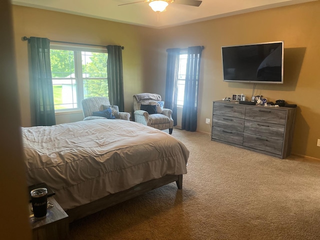 1808 4th St NE, Willmar, MN 56201 - bedroom featuring carpet and ceiling fan