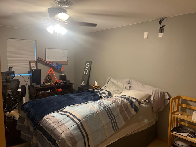 1808 4th St NE, Willmar, MN 56201 - bedroom featuring ceiling fan