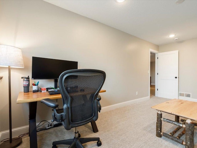 16524 Piper Ln, Brainerd, MN 56401 - carpeted home office featuring baseboards