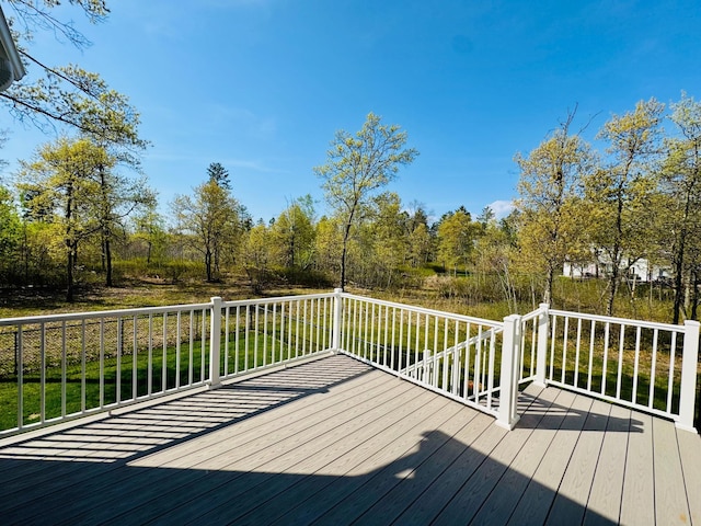 16524 Piper Ln, Brainerd, MN 56401 - view of wooden terrace