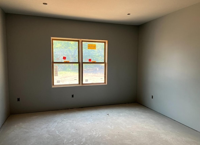 view of unfurnished room