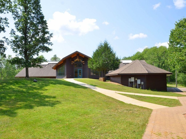 27620 Island View Dr, Park Rapids, MN 56470 - view of front of property with a front lawn