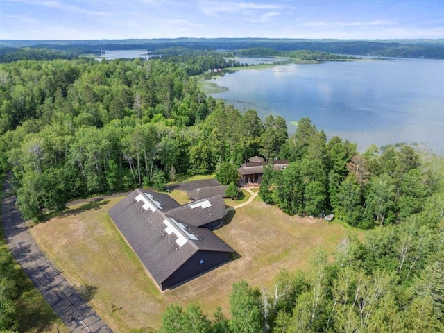27620 Island View Dr, Park Rapids, MN 56470 - view from above of property with a nearby body of water and a heavily wooded area
