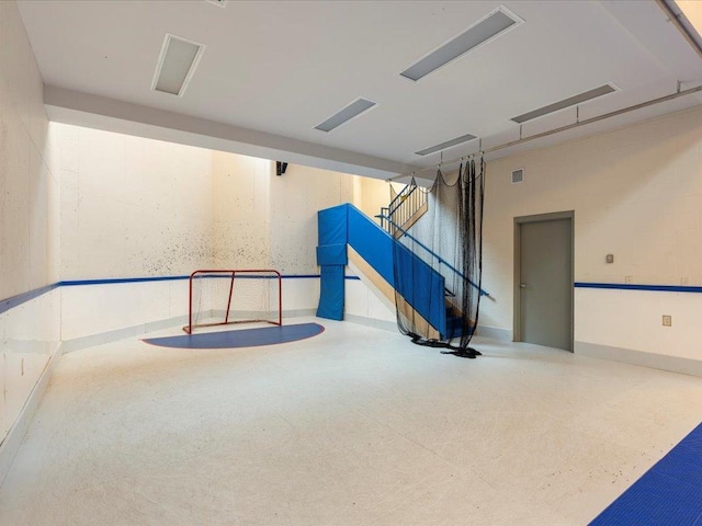 27620 Island View Dr, Park Rapids, MN 56470 - below grade area featuring stairs