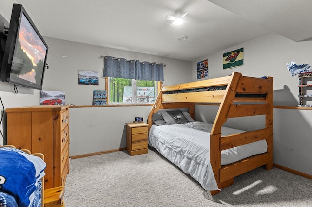 14465 Blackberry Ct, Baxter, MN 56425 - carpeted bedroom featuring baseboards and ceiling fan