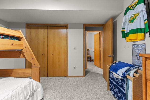 14465 Blackberry Ct, Baxter, MN 56425 - bedroom featuring carpet flooring, baseboards, and a closet
