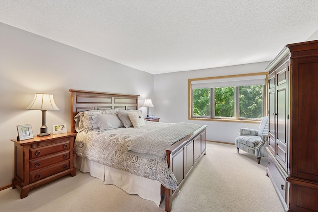4650 Cottonwood Ln N, Plymouth, MN 55442 - bedroom with light carpet and a textured ceiling