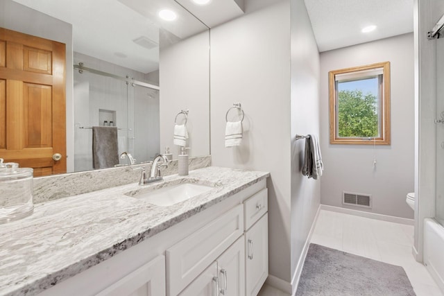 4650 Cottonwood Ln N, Plymouth, MN 55442 - full bath with vanity and a shower stall