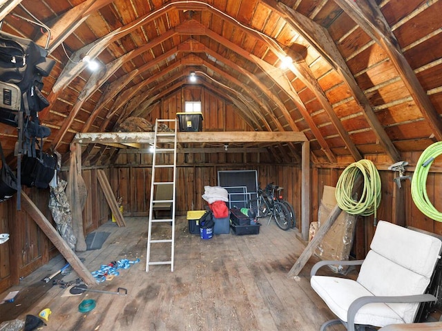 601 Kingsway Dr, Le Sueur, MN 56058 - view of unfinished attic