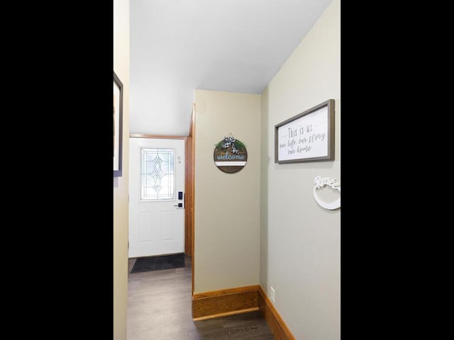 601 Kingsway Dr, Le Sueur, MN 56058 - corridor featuring wood finished floors and baseboards