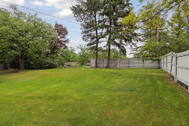 view of yard