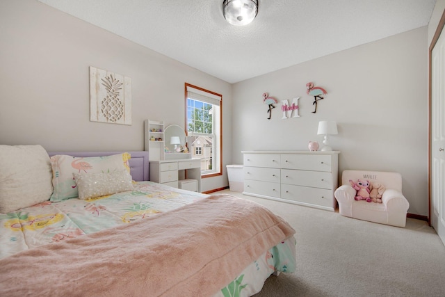5133 Farnham Dr N, Hugo, MN 55038 - carpeted bedroom featuring baseboards and a textured ceiling
