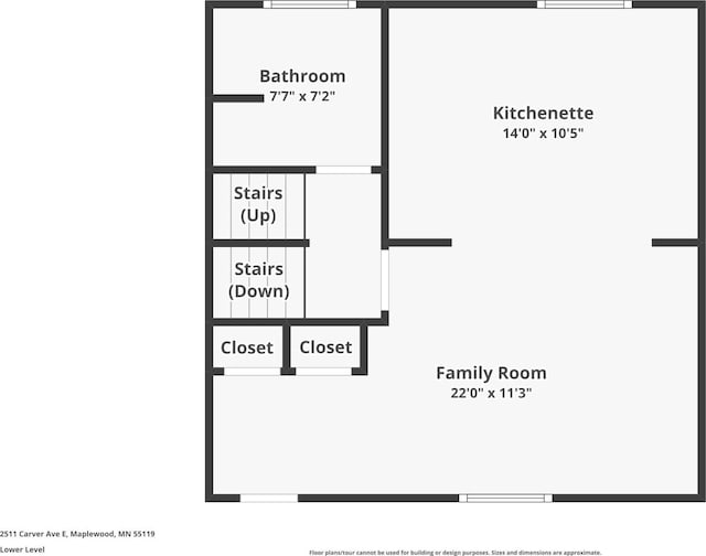 2511 Carver Ave E, Maplewood, MN 55119 - room layout