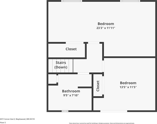 2511 Carver Ave E, Maplewood, MN 55119 - floor plan / room layout