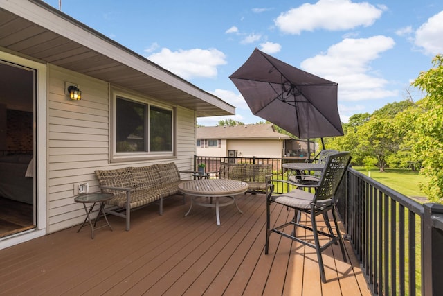 4119 Sylvia Ln S, Shoreview, MN 55126 - view of wooden deck