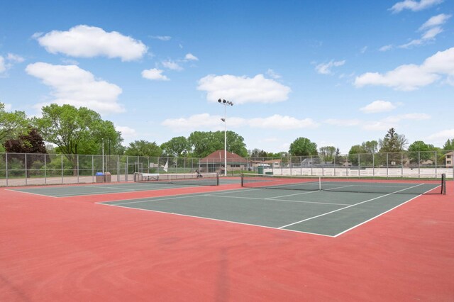 4119 Sylvia Ln S, Shoreview, MN 55126 - view of tennis court featuring community basketball court
