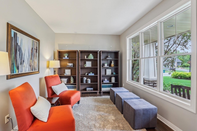 11560 Ashley Ct, Inver Grove Heights, MN 55077 - sitting room with wood finished floors and baseboards