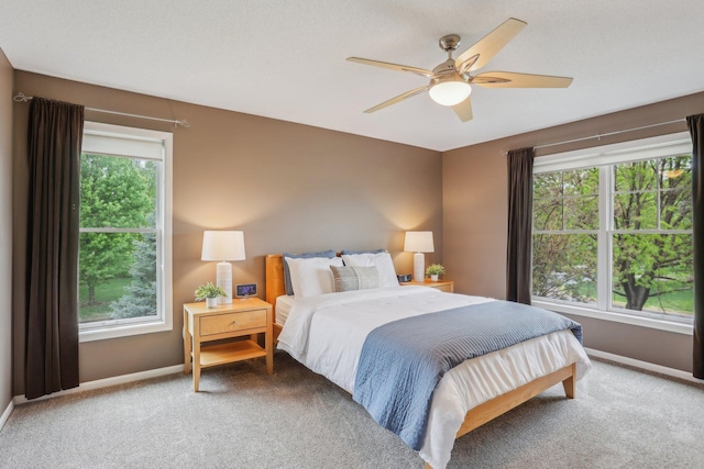 11560 Ashley Ct, Inver Grove Heights, MN 55077 - bedroom featuring baseboards, light colored carpet, and multiple windows