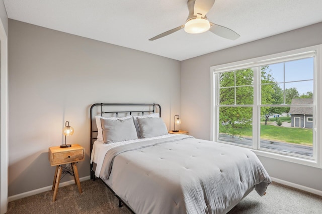 11560 Ashley Ct, Inver Grove Heights, MN 55077 - carpeted bedroom with baseboards and a ceiling fan