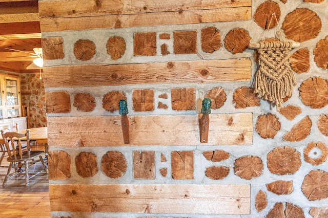 12926 Daisy Ln SW, Farwell, MN 56327 - detailed view of wood finished floors and a ceiling fan
