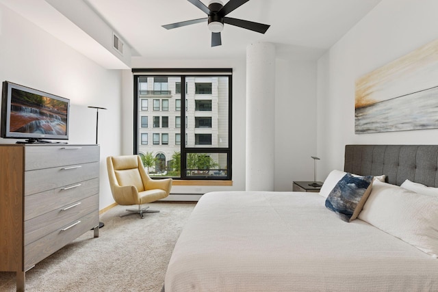 1240 2nd St Unit 822, Minneapolis, MN 55415 - bedroom featuring carpet and ceiling fan