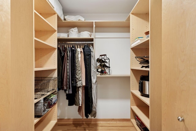 1240 2nd St Unit 822, Minneapolis, MN 55415 - walk in closet with wood finished floors