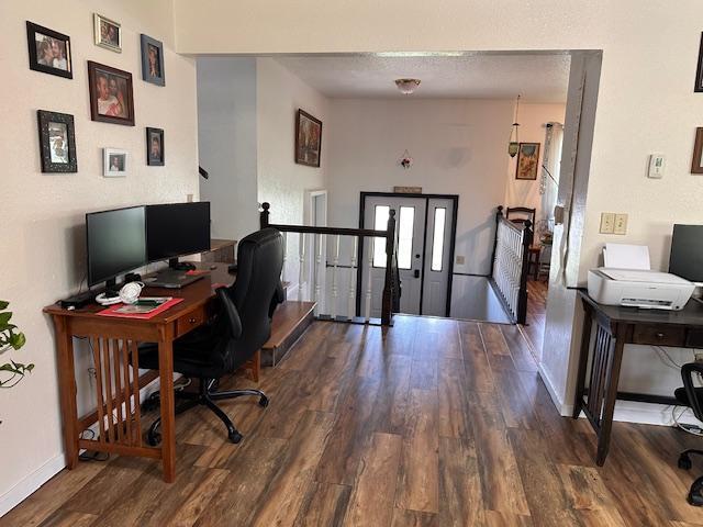 22 Cottonwood Ct, Babbitt, MN 55706 - office with wood finished floors and baseboards