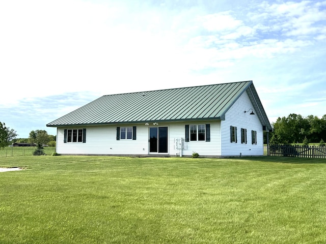 2563 125th Ave, Braham, MN 55006 - back of house featuring a standing seam roof and metal roof