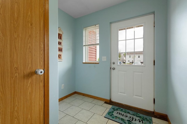 105 Owl Path, Mankato, MN 56001 - entryway with baseboards and light tile patterned floors