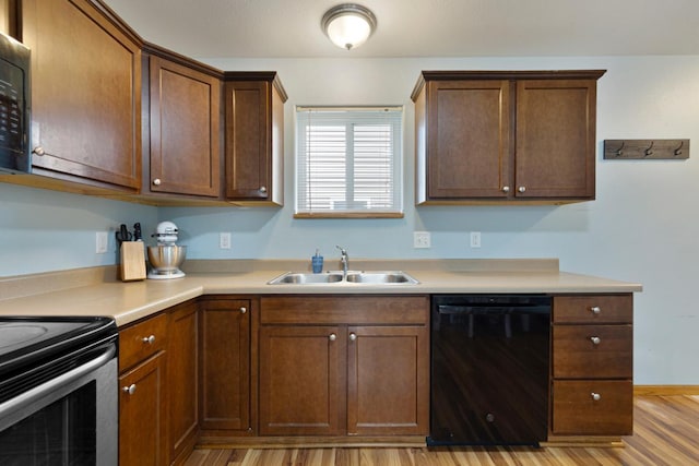 105 Owl Path, Mankato, MN 56001 - kitchen featuring dishwasher, a sink, stainless steel electric range, and light countertops
