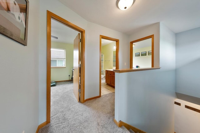 105 Owl Path, Mankato, MN 56001 - corridor featuring light colored carpet and baseboards