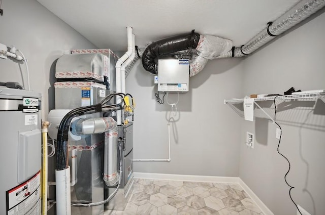 2154 Tyrone Dr, Shakopee, MN 55379 - utility room featuring water heater