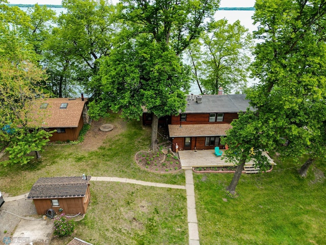 41780 Kansas Point Ln, Pelican Rapids, MN 56572 - aerial view of property and surrounding area with a large body of water