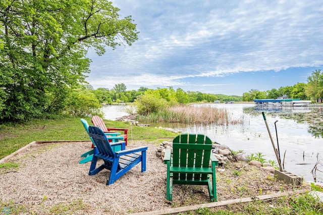 41780 Kansas Point Ln, Pelican Rapids, MN 56572 - view of yard featuring a water view