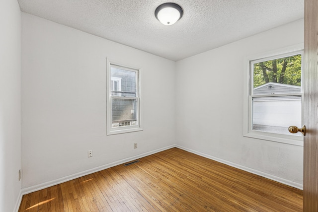 917 Jessie St, Saint Paul, MN 55130 - empty room with wood-type flooring and a textured ceiling