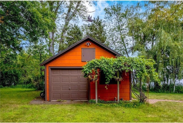 20907 Erickson Ln, Trade Lake, WI 54840 - view of detached garage