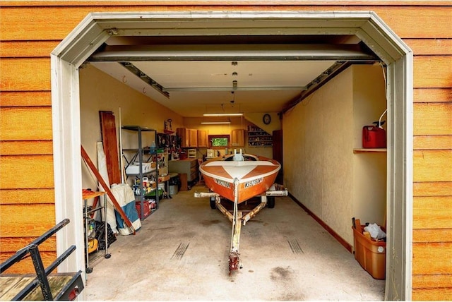 20907 Erickson Ln, Trade Lake, WI 54840 - view of garage