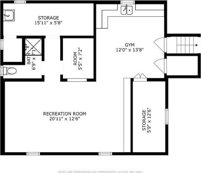 13993 Crosstown Blvd NW, Andover, MN 55304 - view of room layout