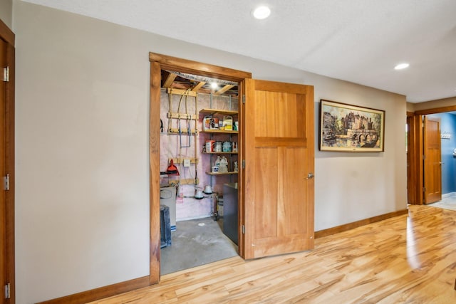 106 Prairie Grass Dr, Osceola, WI 54020 - hall featuring wood finished floors and recessed lighting
