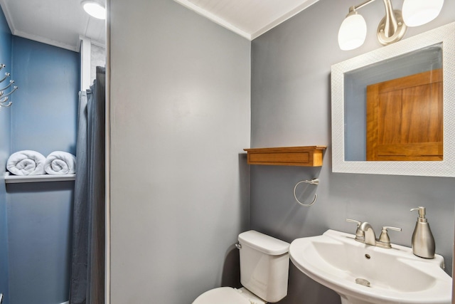106 Prairie Grass Dr, Osceola, WI 54020 - bathroom featuring a sink and crown molding
