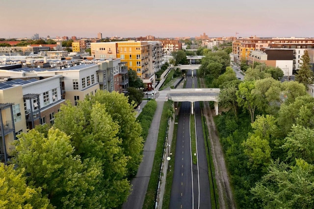 2845 Colfax Ave S Unit W305, Minneapolis, MN 55408 - aerial view at dusk of a view of city