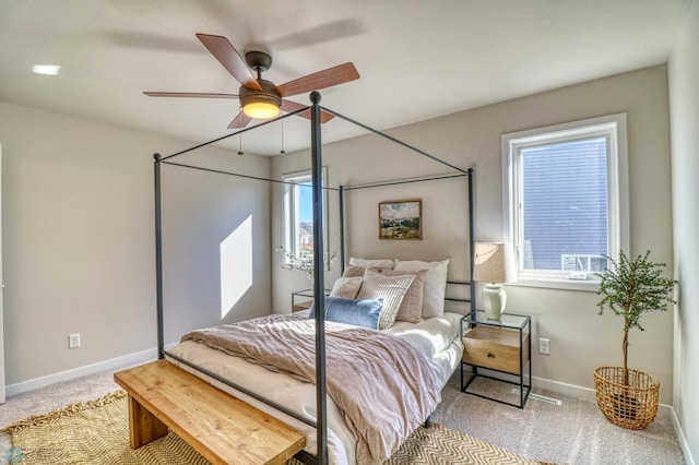 6242 87th Ave S, Horace, ND 58047 - carpeted bedroom featuring baseboards and a ceiling fan