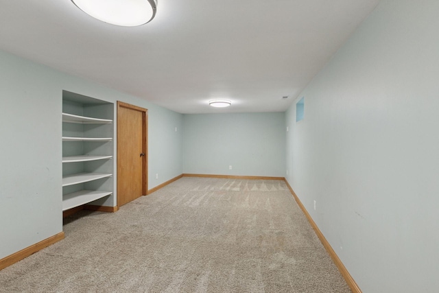 3527 Queen Ave N, Minneapolis, MN 55412 - finished basement with light carpet and baseboards