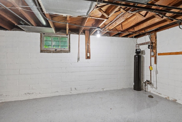 3527 Queen Ave N, Minneapolis, MN 55412 - unfinished below grade area with a water softener system