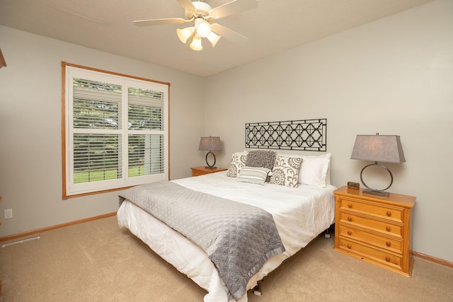 2804 Viola Heights Dr NE, Rochester, MN 55906 - carpeted bedroom featuring baseboards and ceiling fan