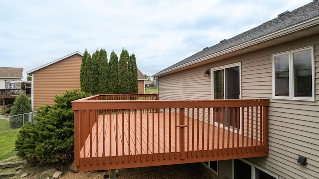 1364 Lone Stone Ct SE, Chatfield, MN 55923 - view of wooden deck