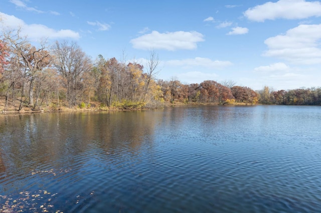 123 Windsor Ct, New Brighton, MN 55112 - water view with a heavily wooded area
