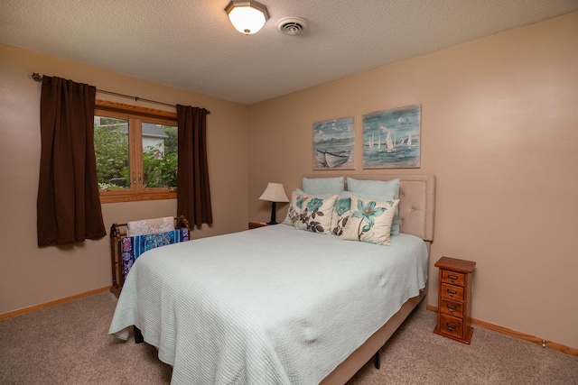 420 Cedar Ct NE, Pine Island, MN 55963 - carpeted bedroom with baseboards and a textured ceiling