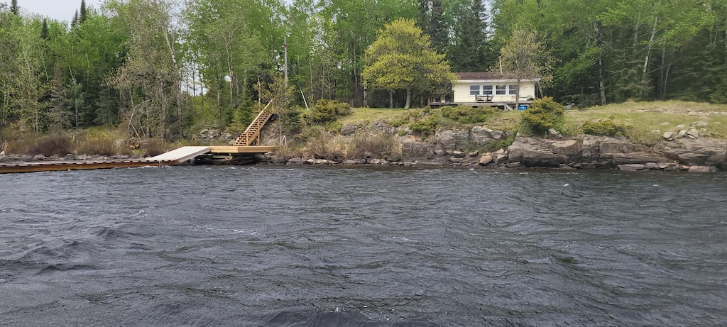 2480 Keyes Is, International Falls, MN 56649 - water view featuring a heavily wooded area