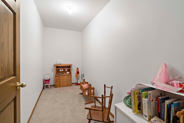 13545 Glasgow Ln, Apple Valley, MN 55124 - game room featuring light carpet and baseboards
